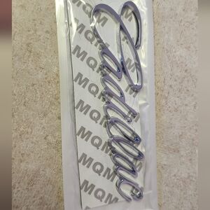 Cadillac metal emblem badge